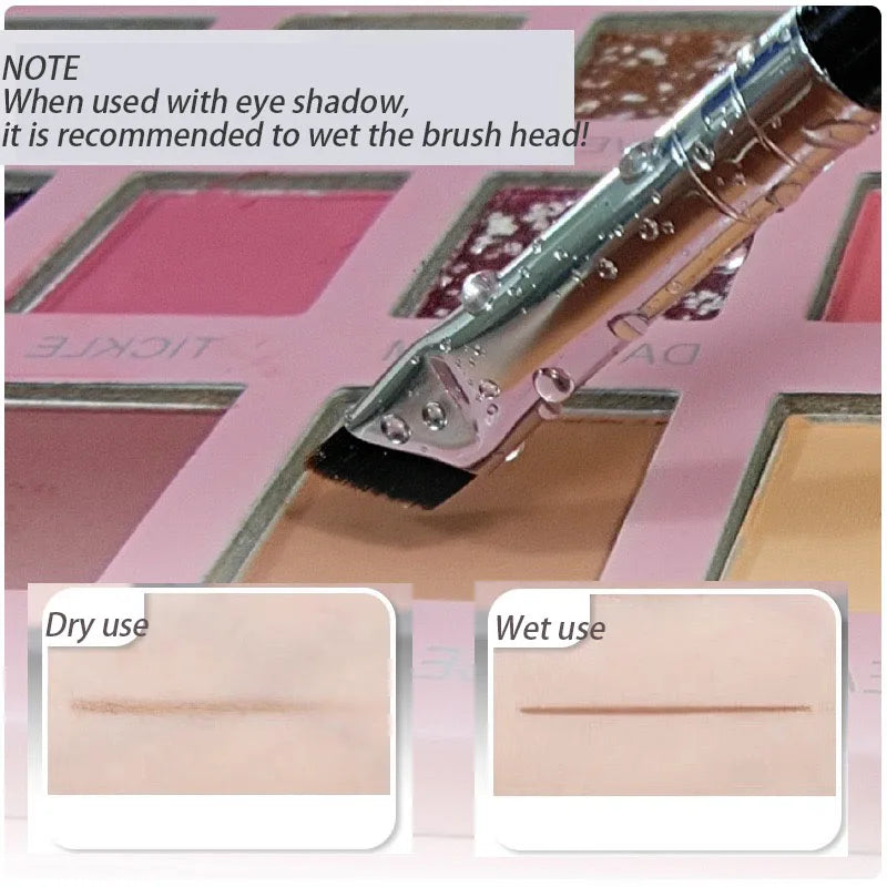 Eyeliner Brush Ultra Thin Fine Angle Flat Eyebrow Brush Under The Eyes Place Precise