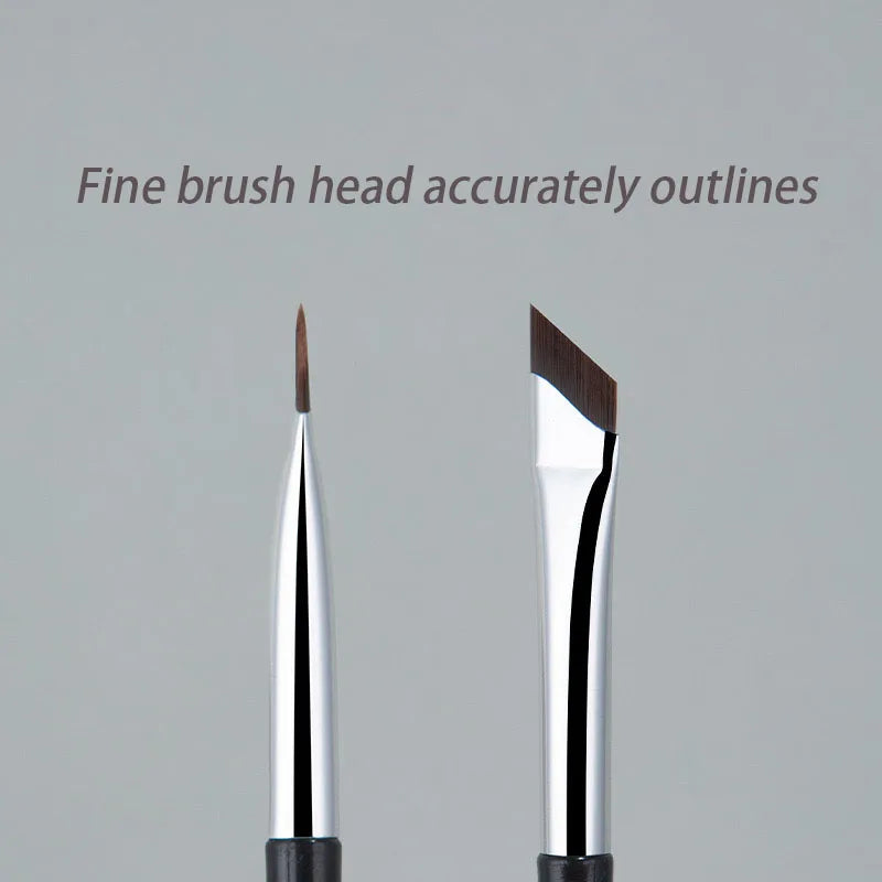 Eyeliner Brush Ultra Thin Fine Angle Flat Eyebrow Brush Under The Eyes Place Precise