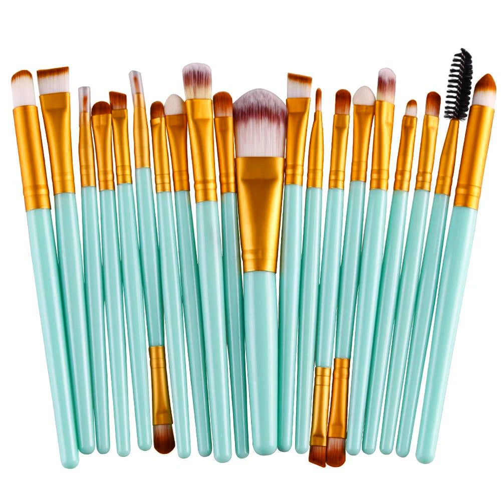 20 Makeup Brushes Full Set