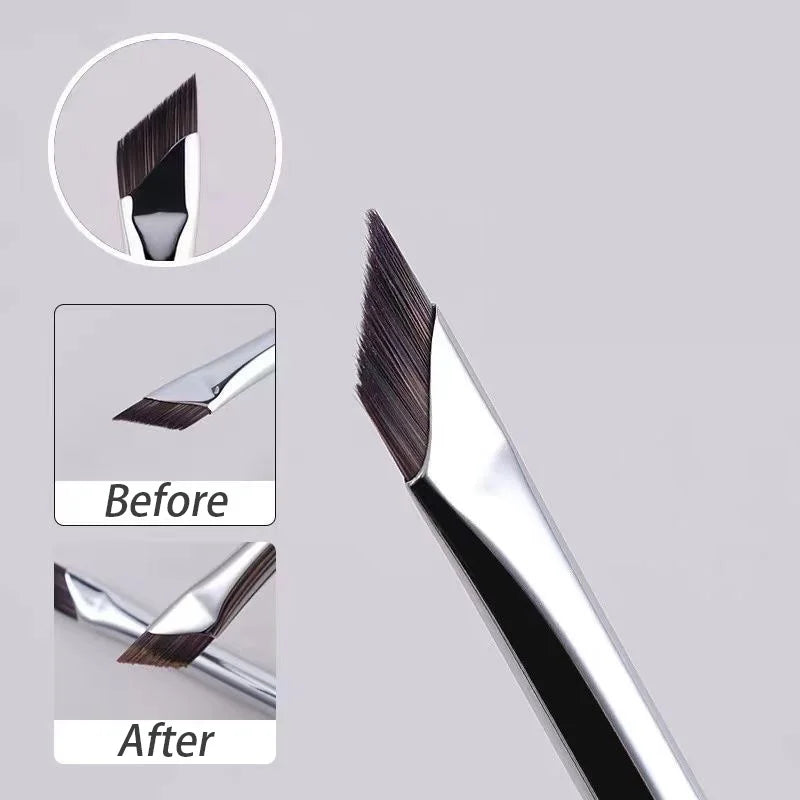 Eyeliner Brush Ultra Thin Fine Angle Flat Eyebrow Brush Under The Eyes Place Precise