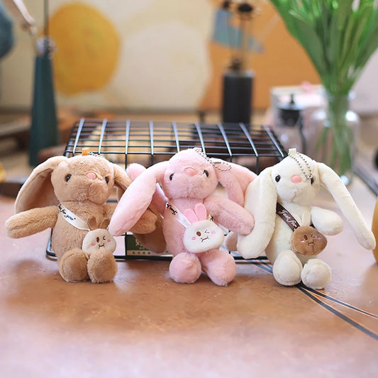 Long Ear Rabbit Keyring For Bag Decoration Children and adults