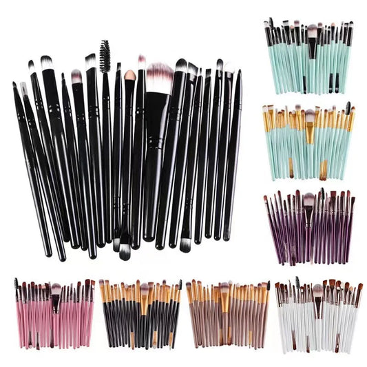 20 Makeup Brushes Full Set