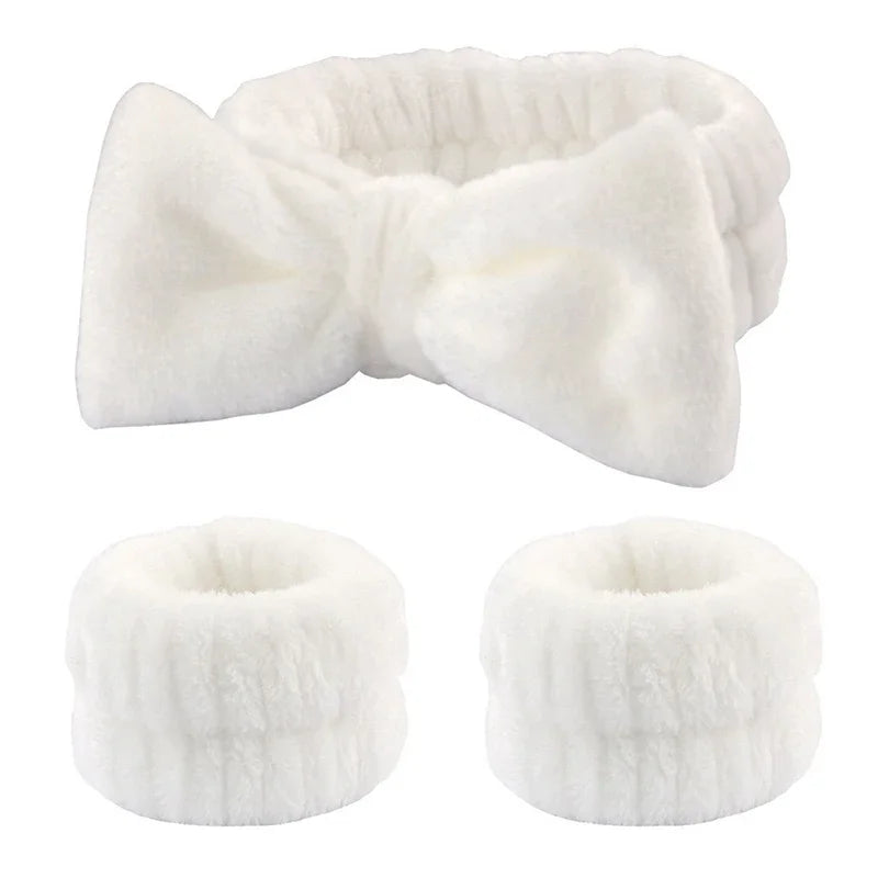 1/2/3PCS Face Wash Wristbands Headband Makeup Hair Care Headband Wash Headband for Washing Your Face Hair Bands for Women FD01