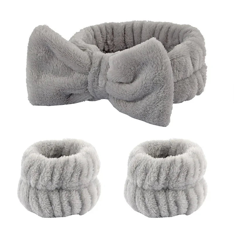 1/2/3PCS Face Wash Wristbands Headband Makeup Hair Care Headband Wash Headband for Washing Your Face Hair Bands for Women FD01