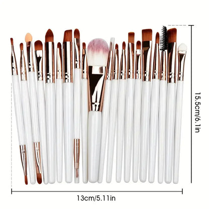 20 Makeup Brushes Full Set