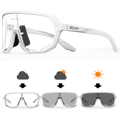 Unisex Photochromic Cycling Sunglasses for Outdoor Sports